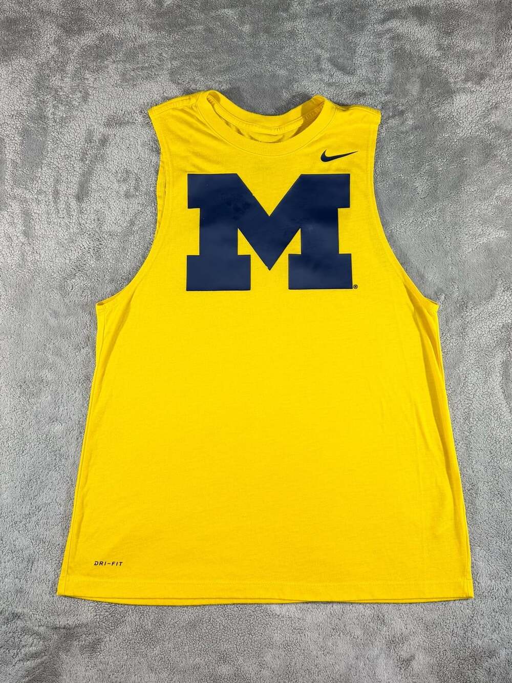 Nike Michigan Wolverines Dri-Fit Tank Top Maize Blue, S